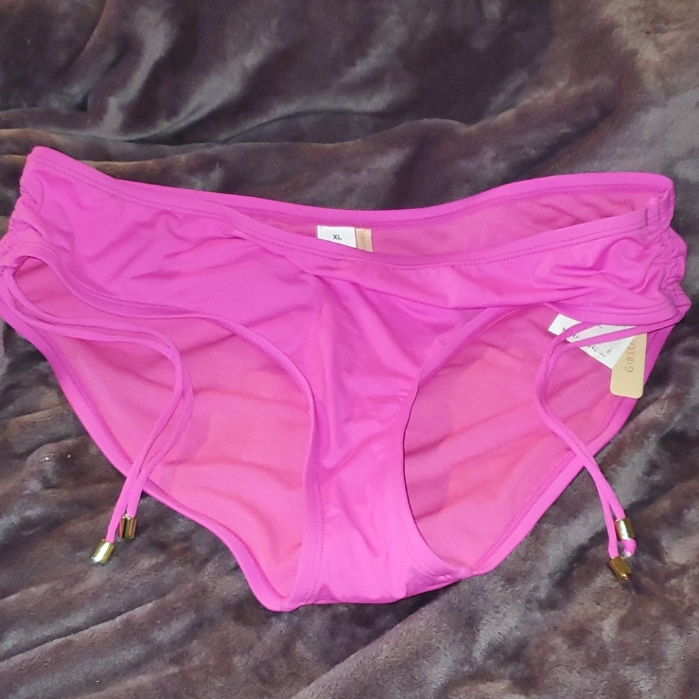 Gibson Latimer women's hot pink XL bikini bottom